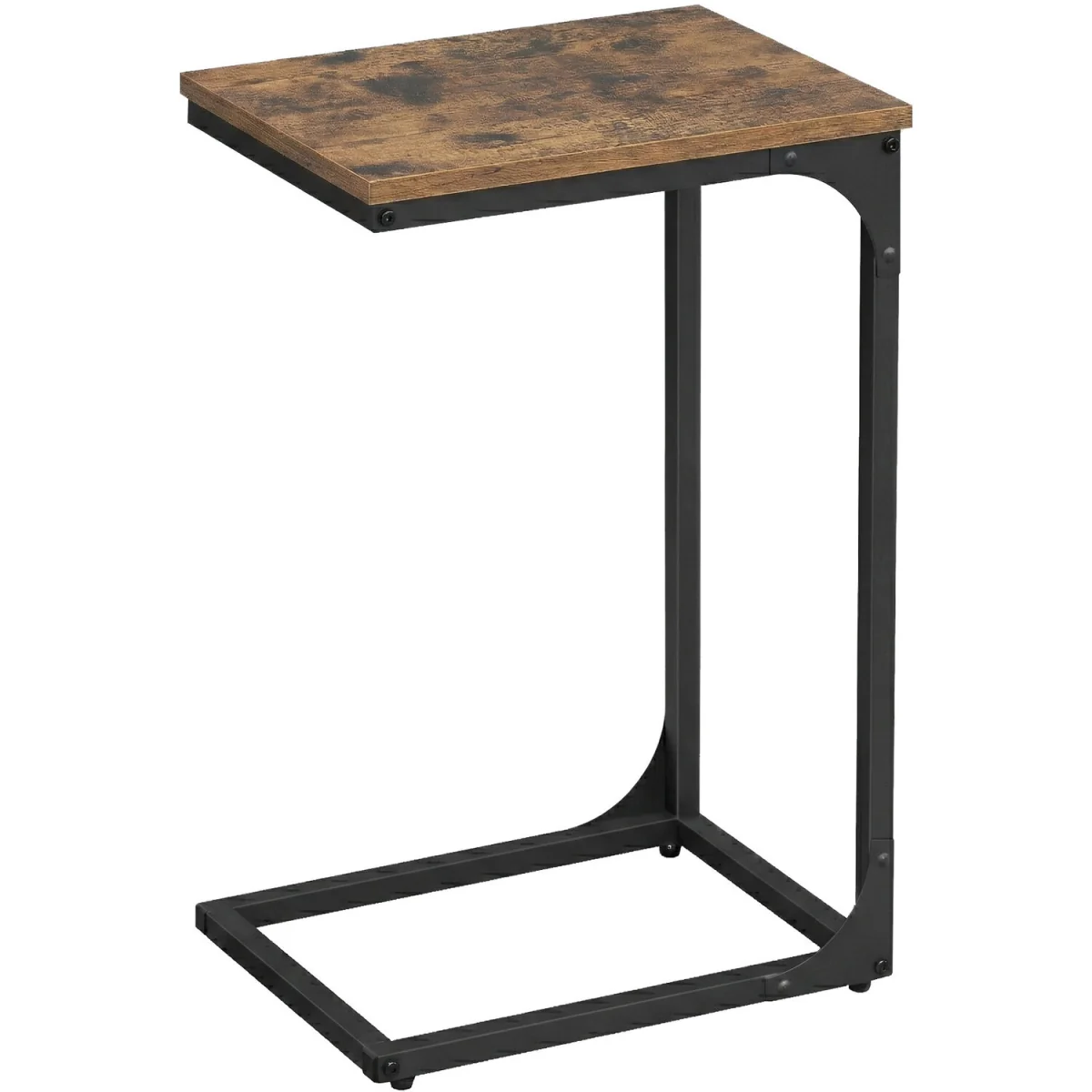 VASAGLE C-Shaped Side Table, Bedside Table, Sofa Side Table - Brown – image 3
