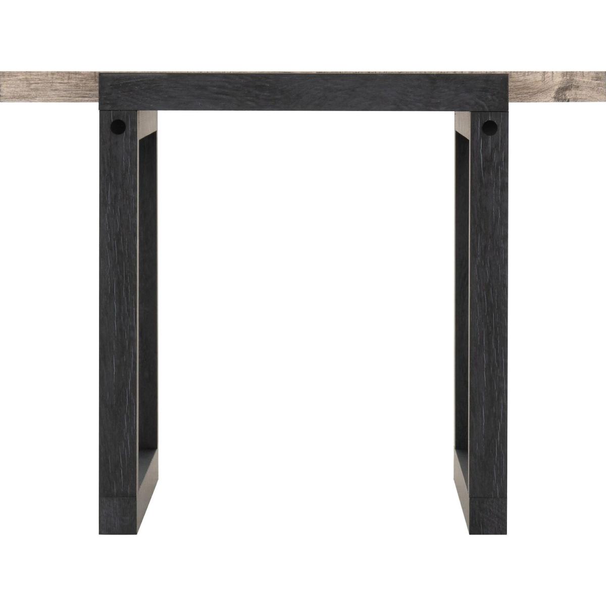 Selma Side Table - Medium Oak and Black Oak Effect – image 5