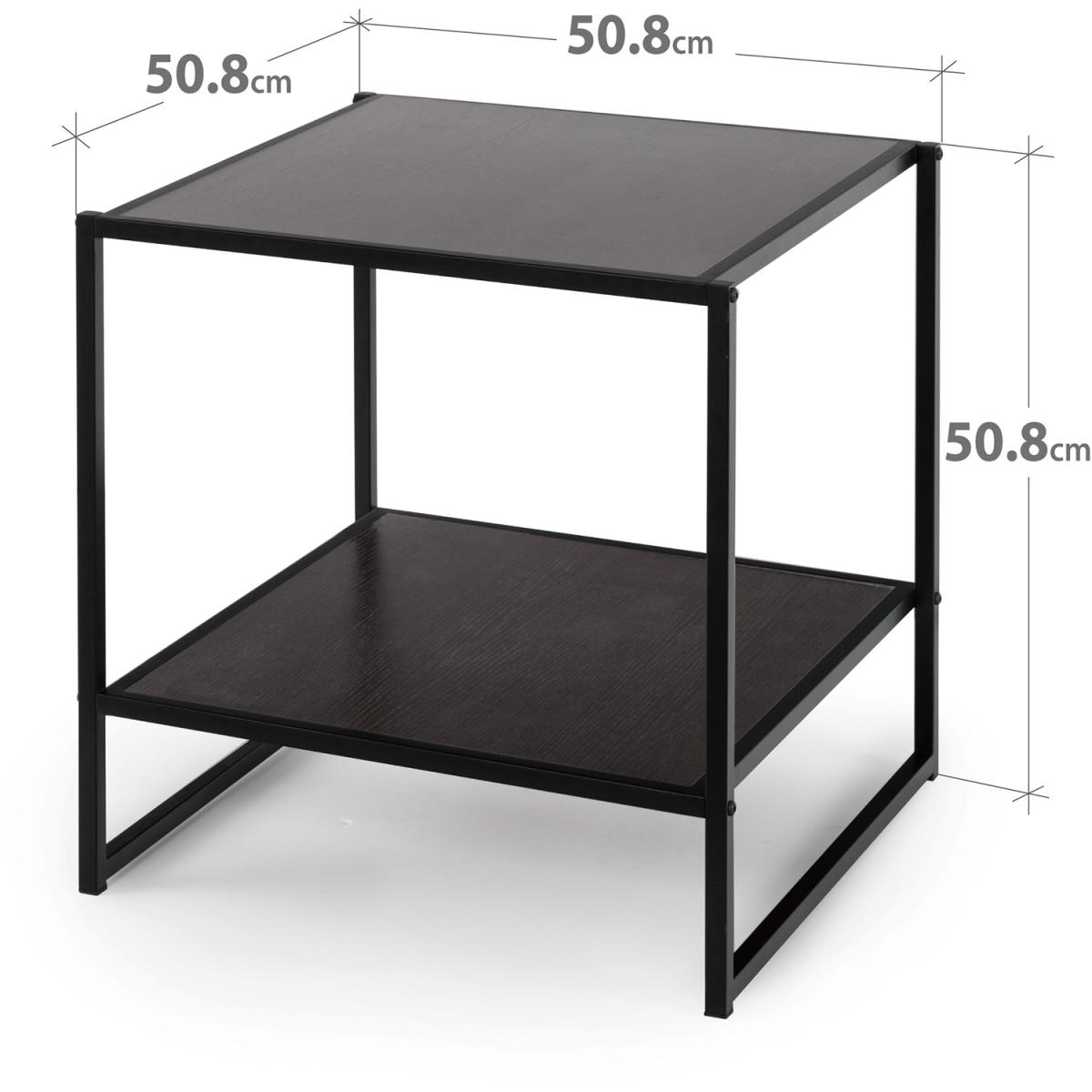 Jack Black Metal and Wood Side Table - Black – image 2