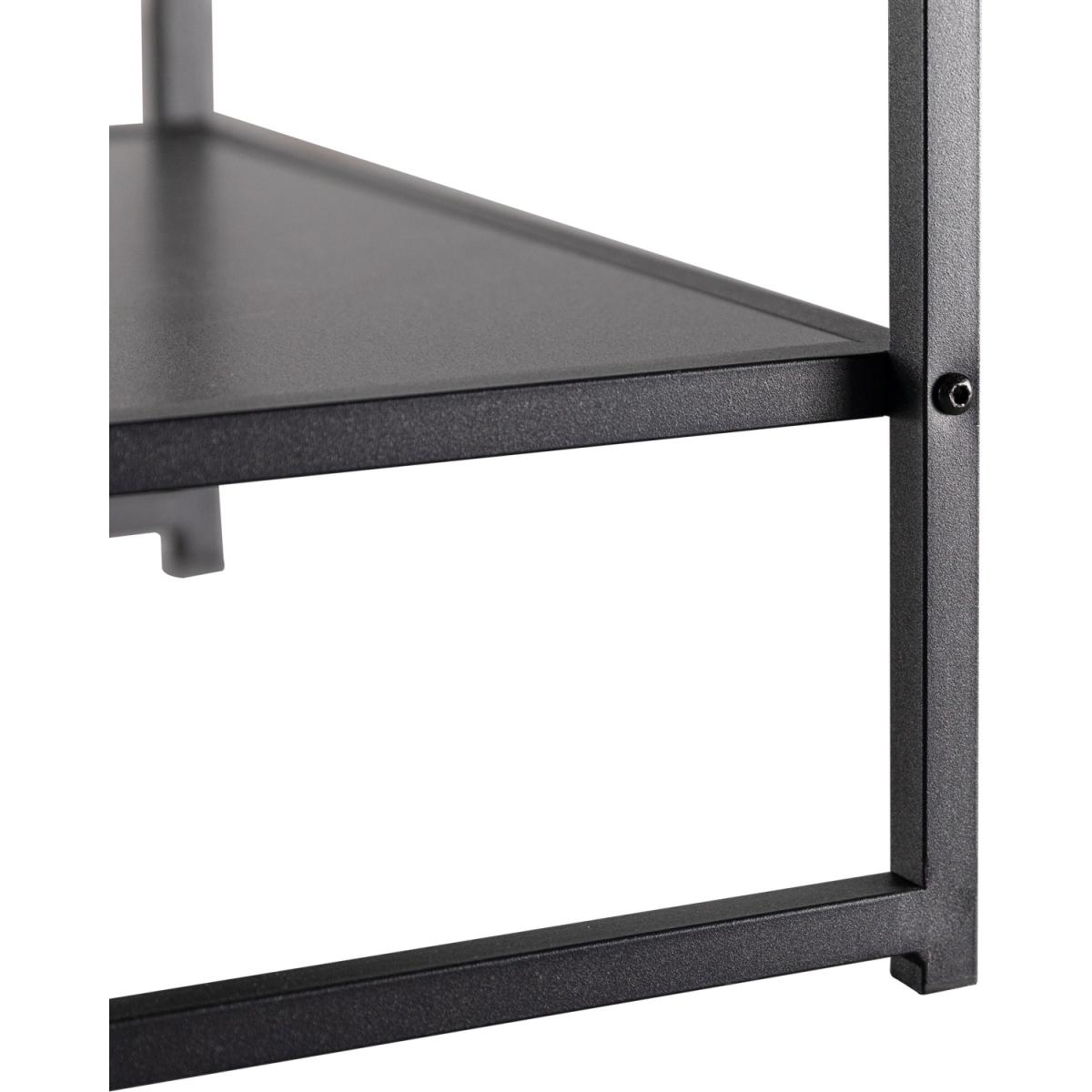 Jack Black Metal and Wood Side Table - Black – image 3