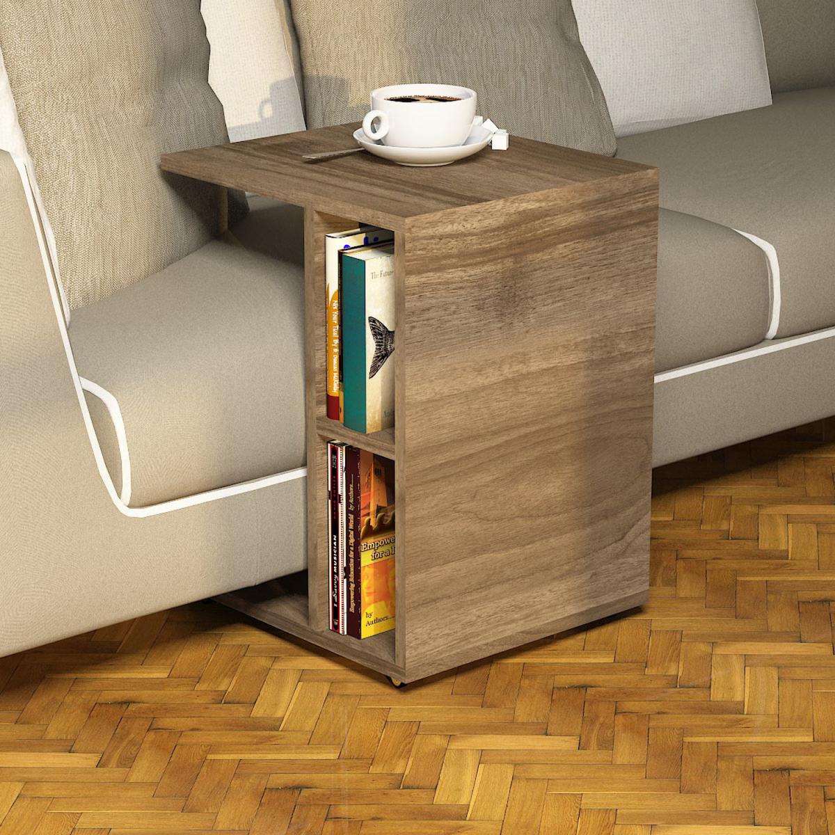 Ceylin Walnut Side Table - Walnut – image 3