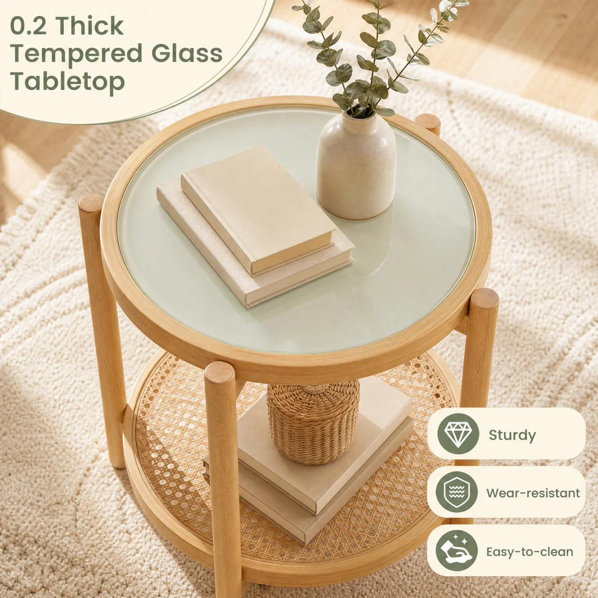 2-Tier Boho End Table – image 12