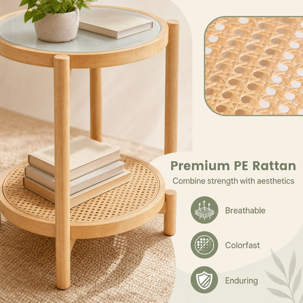 2-Tier Boho End Table – image 13