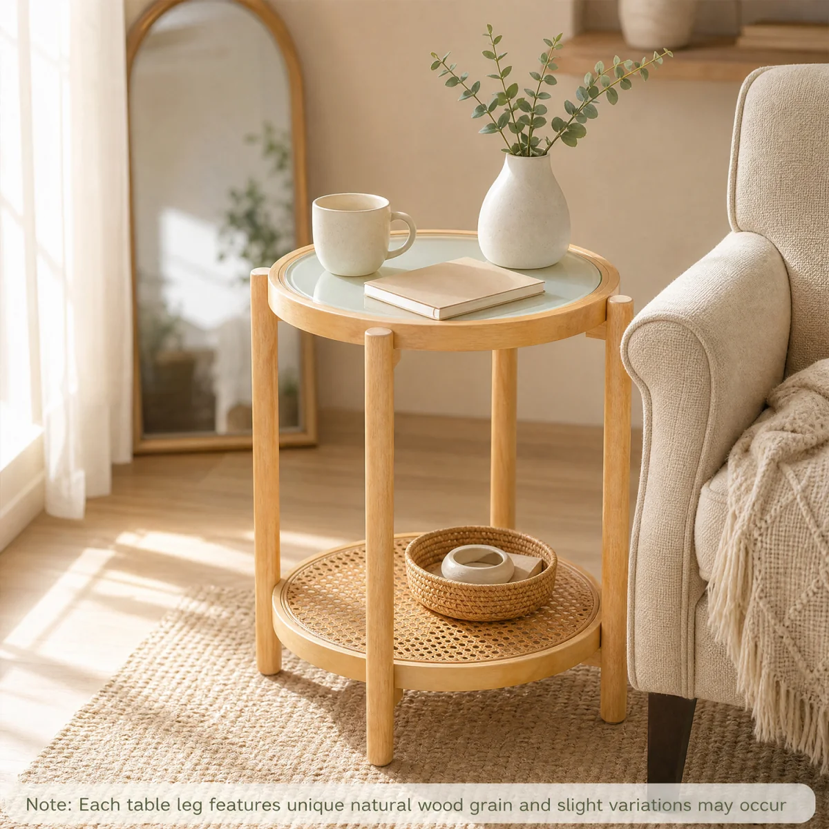 2-Tier Boho End Table – image 10