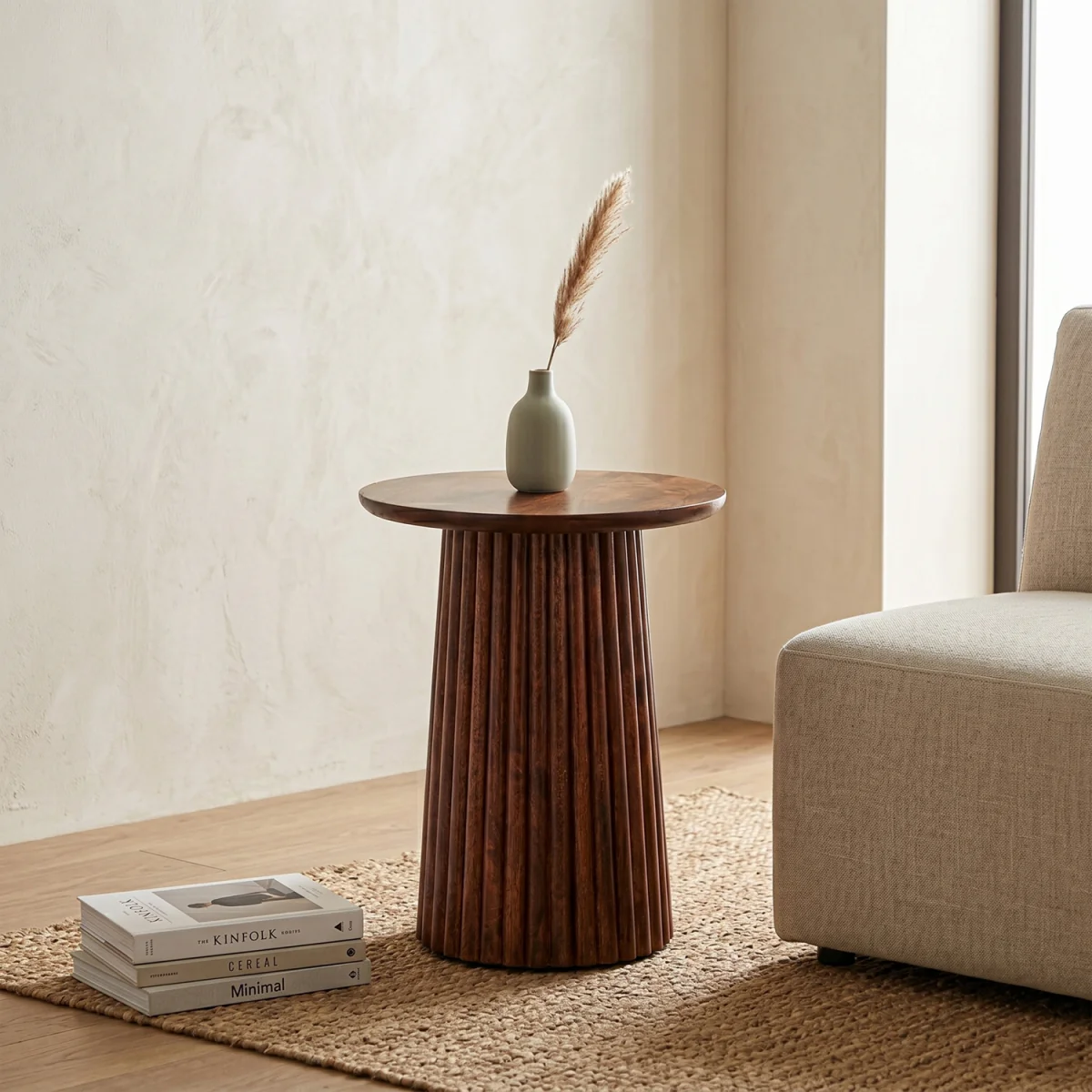 Hampstead Side Table - Brown – image 3