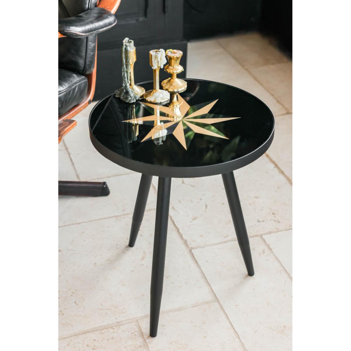Small Black Star Side Table - SECONDS – image 2