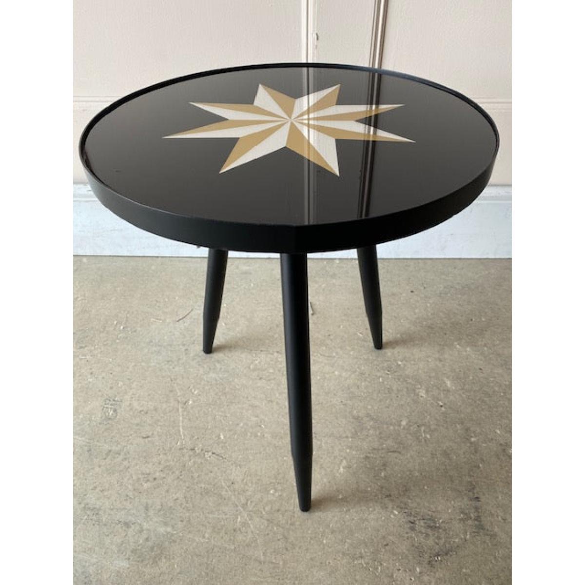 Small Black Star Side Table - SECONDS – image 3