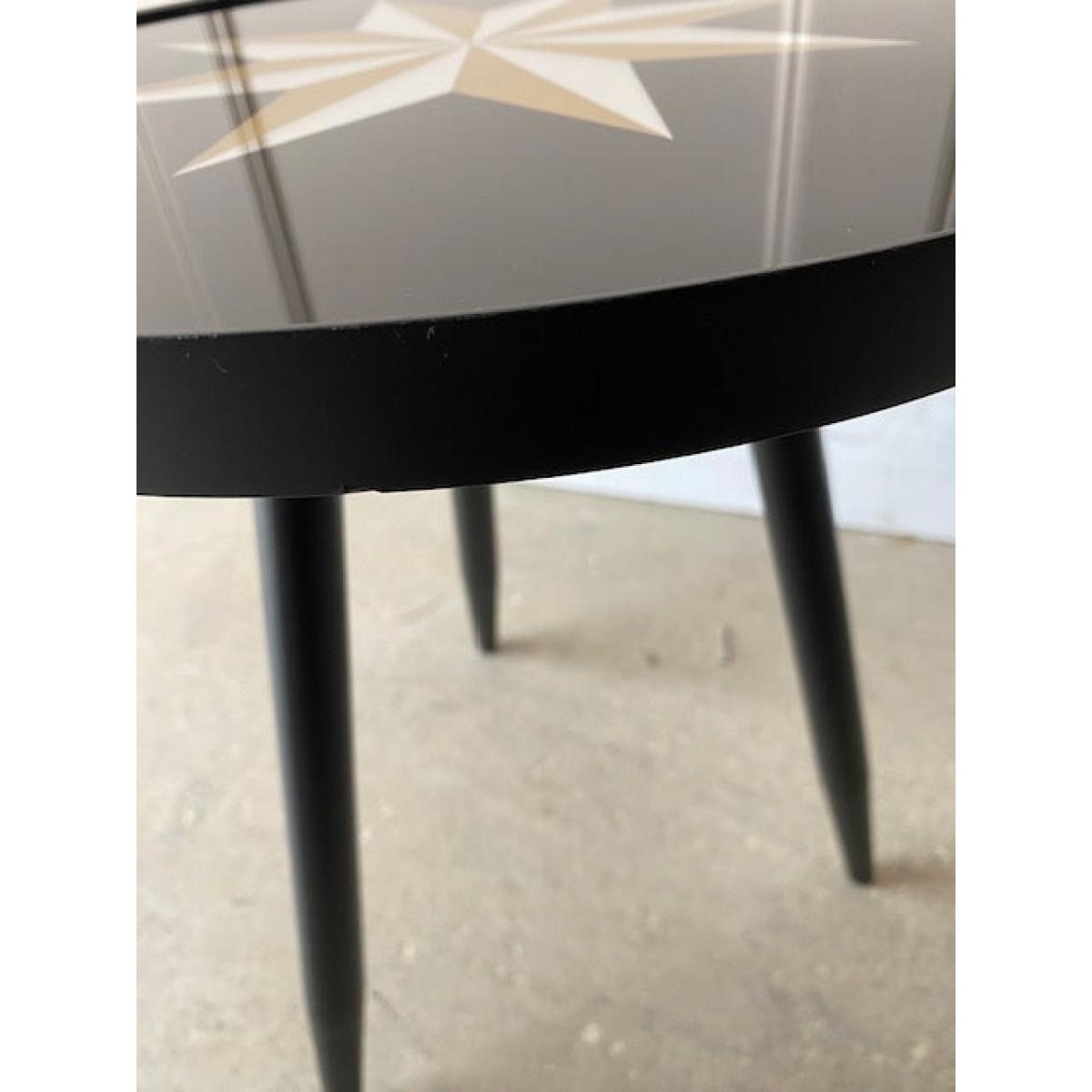 Small Black Star Side Table - SECONDS – image 5