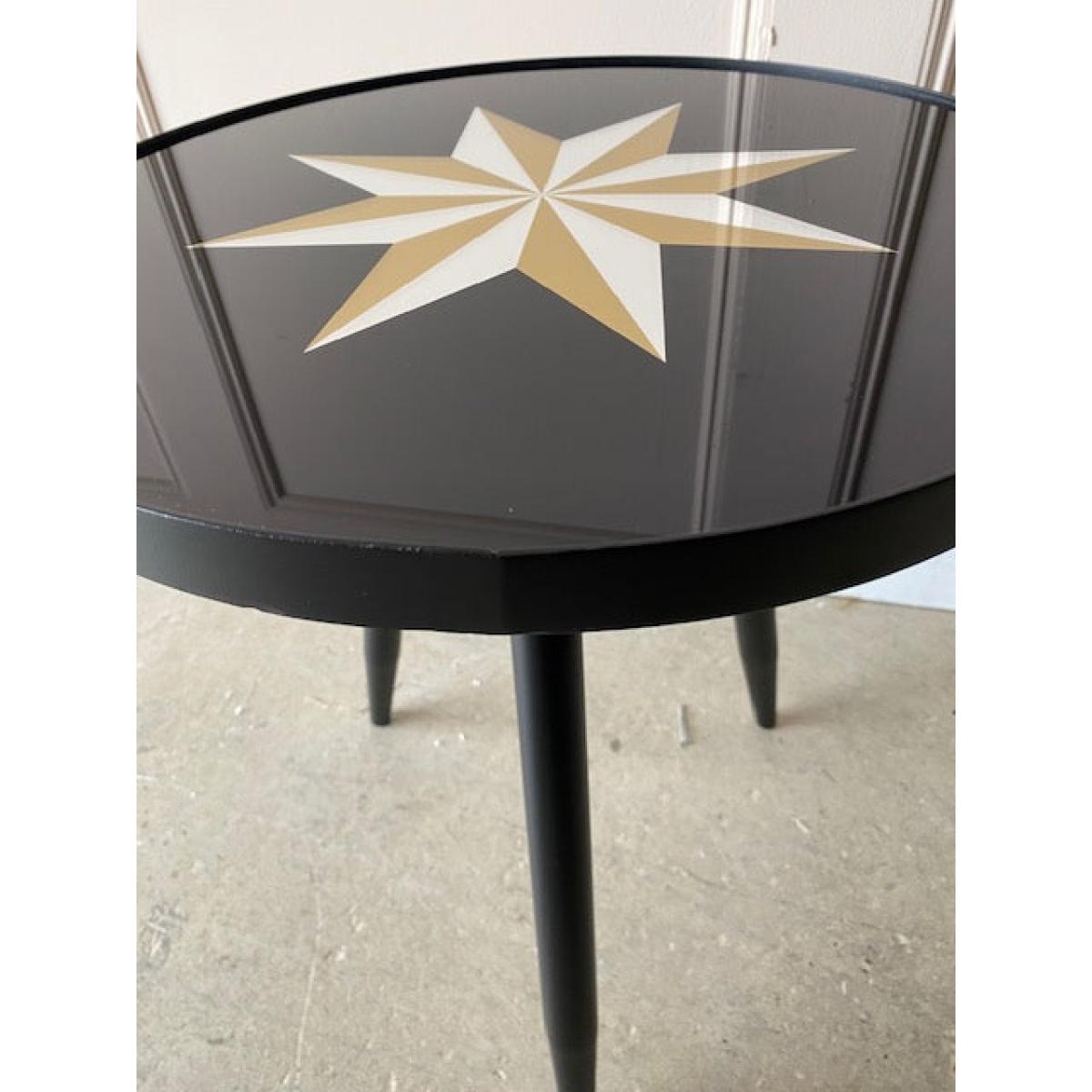 Small Black Star Side Table - SECONDS – image 6