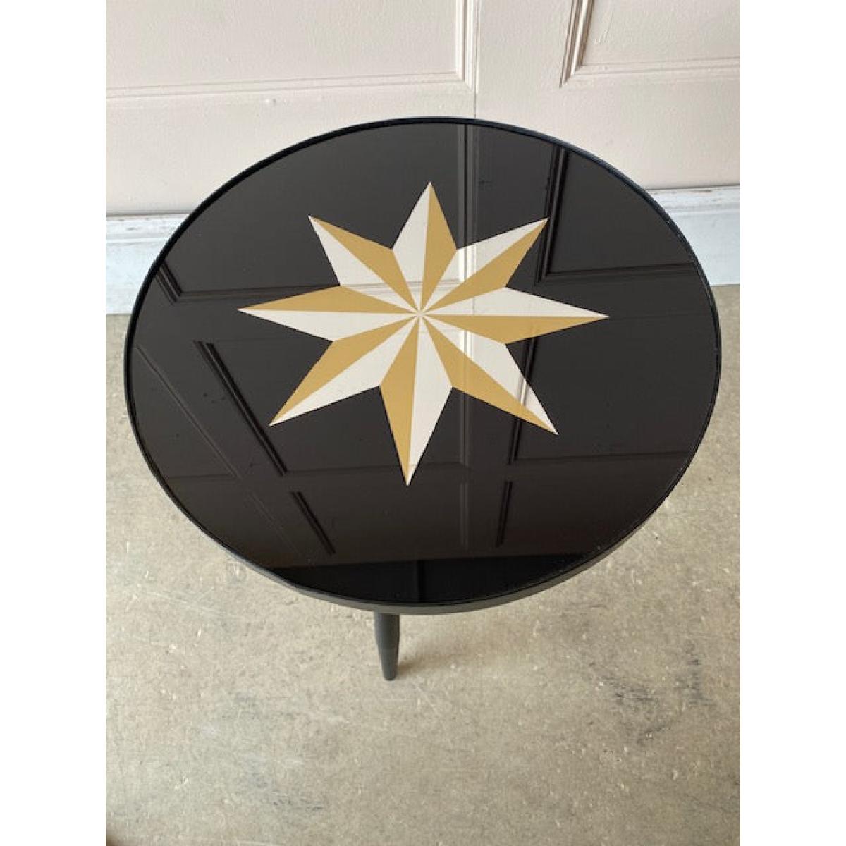 Small Black Star Side Table - SECONDS – image 7
