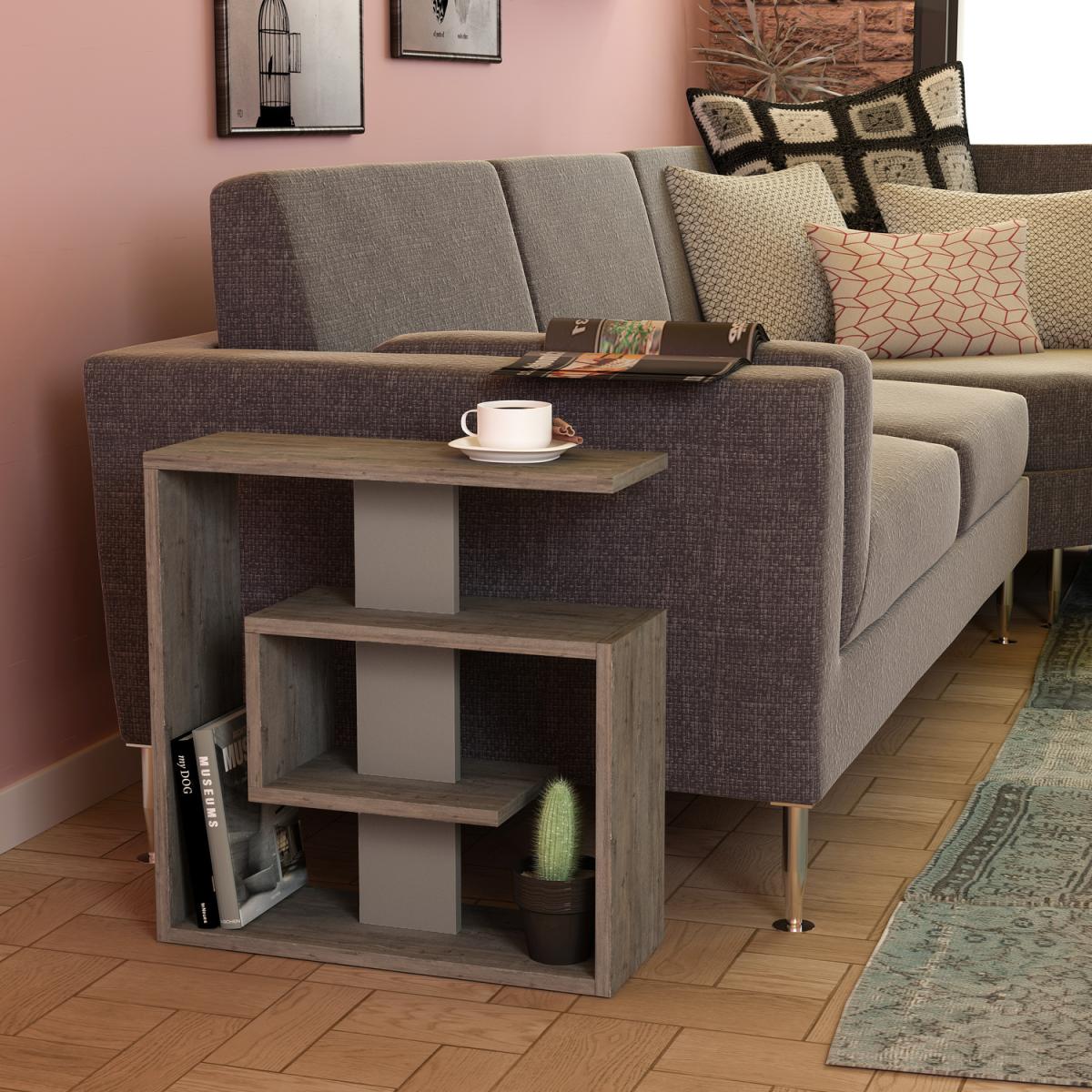 Saly Side Table - Light Mocha – image 2