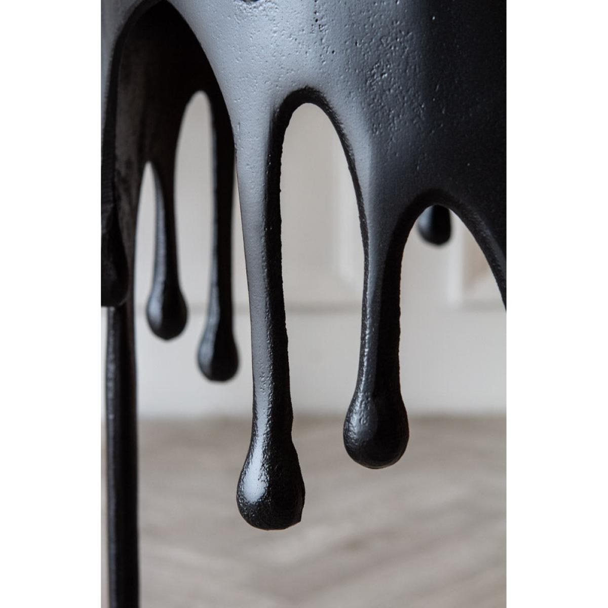 Matt Black Drip Side Table – image 3
