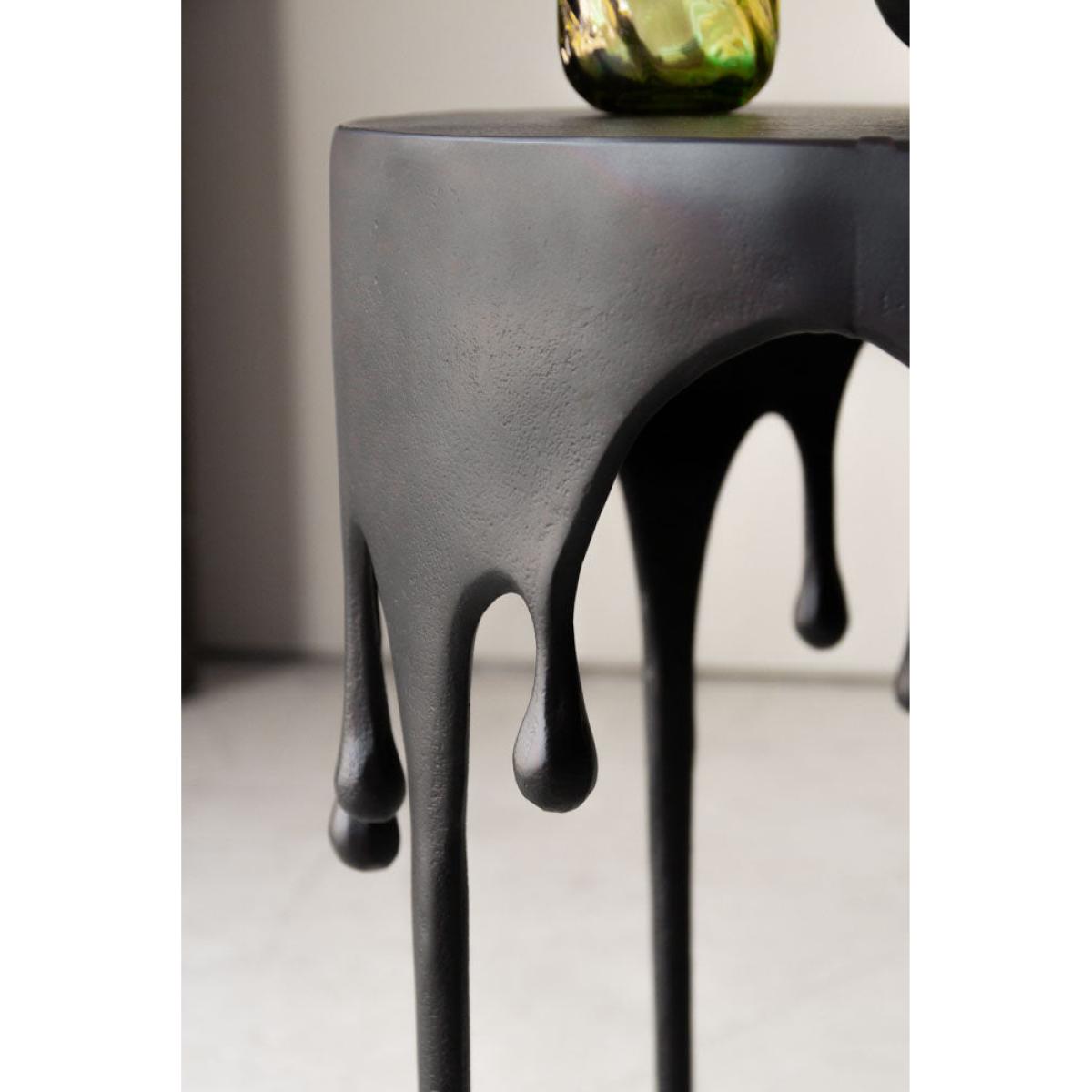 Matt Black Drip Side Table – image 7
