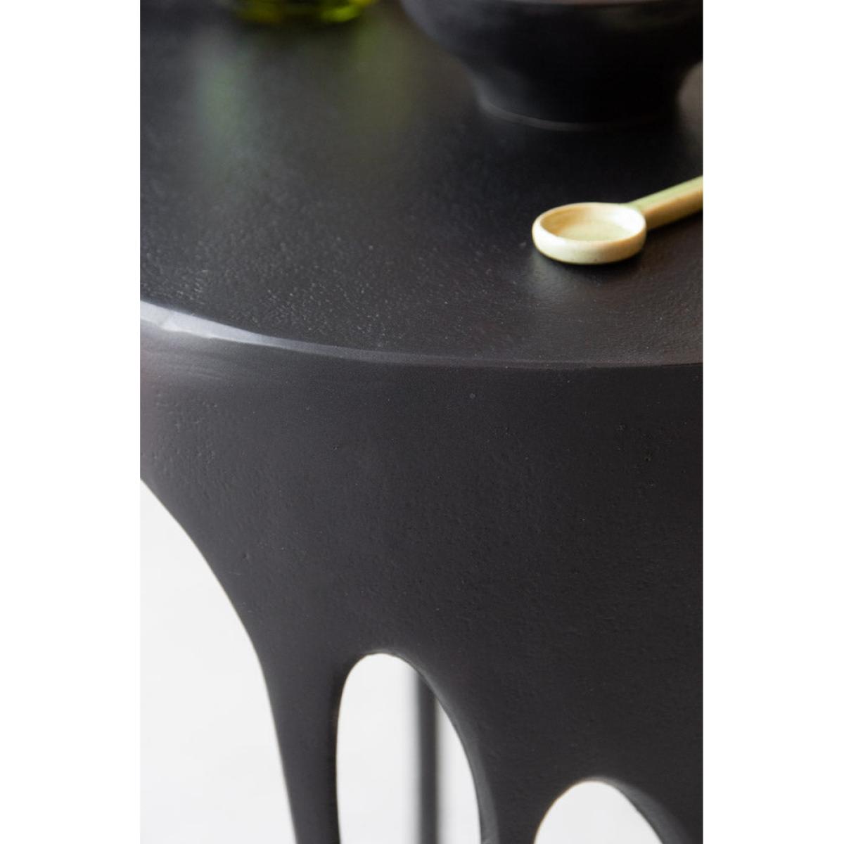 Matt Black Drip Side Table – image 8