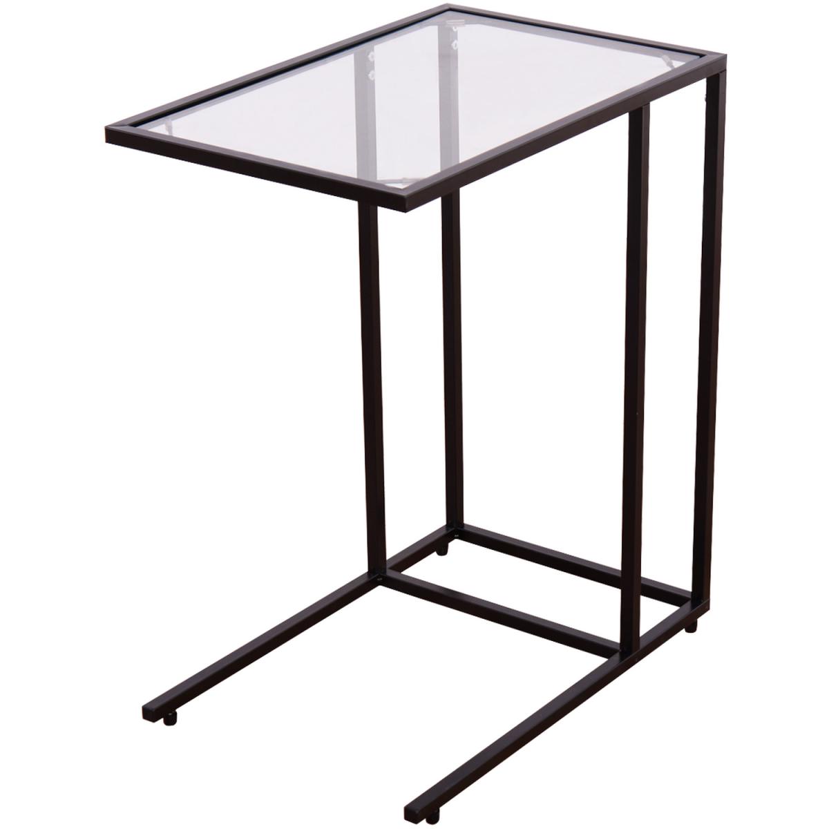 Costway Industrial Side Table-Black - Black – image 4