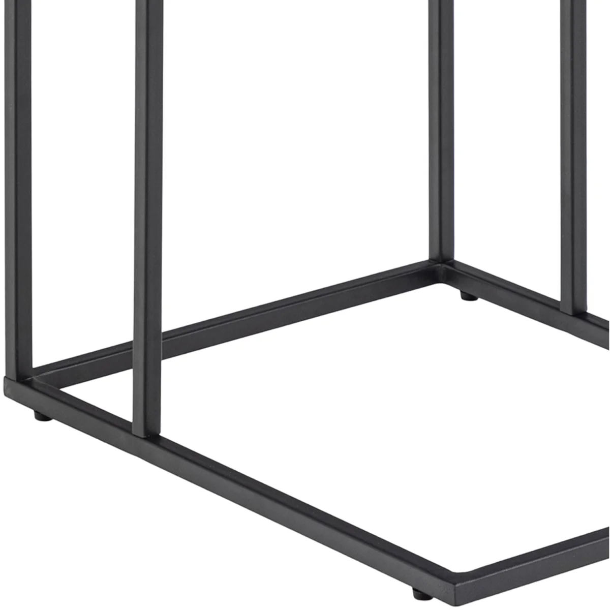 Infinity Side Table in Matt Black - Black – image 2