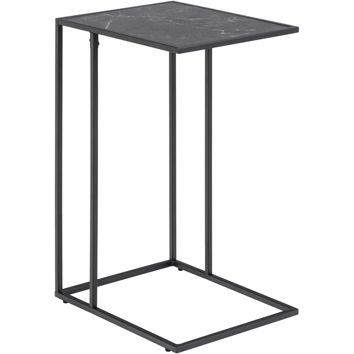 Infinity Side Table in Matt Black - Black – image 3
