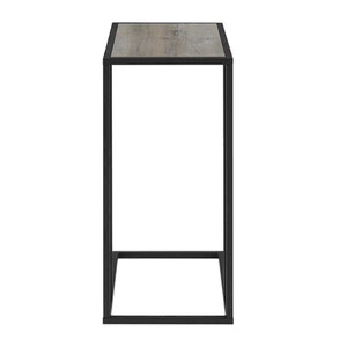 Malorie End Table - White Marble & Gold – image 7