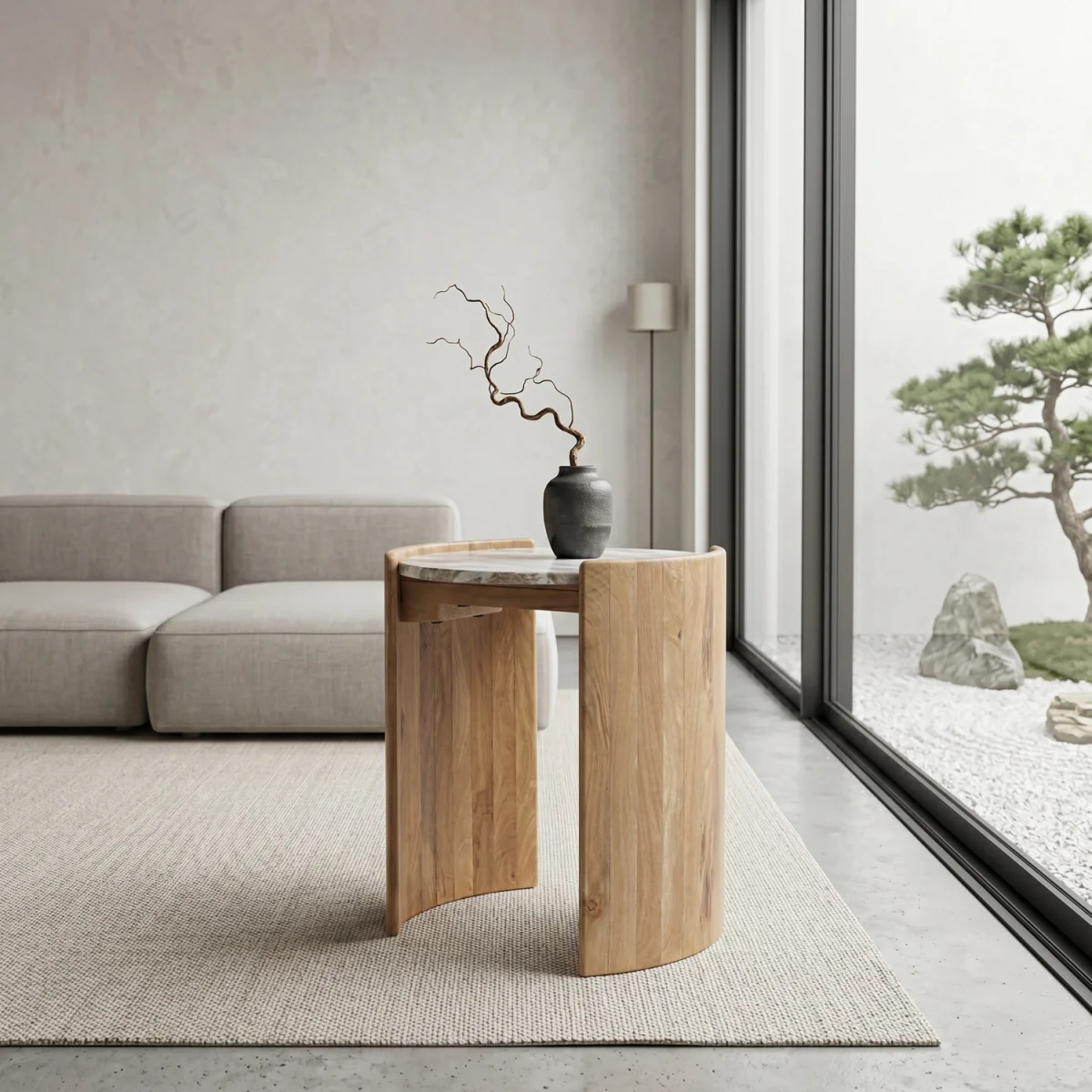 Belgravia Side Table - Natural – image 3