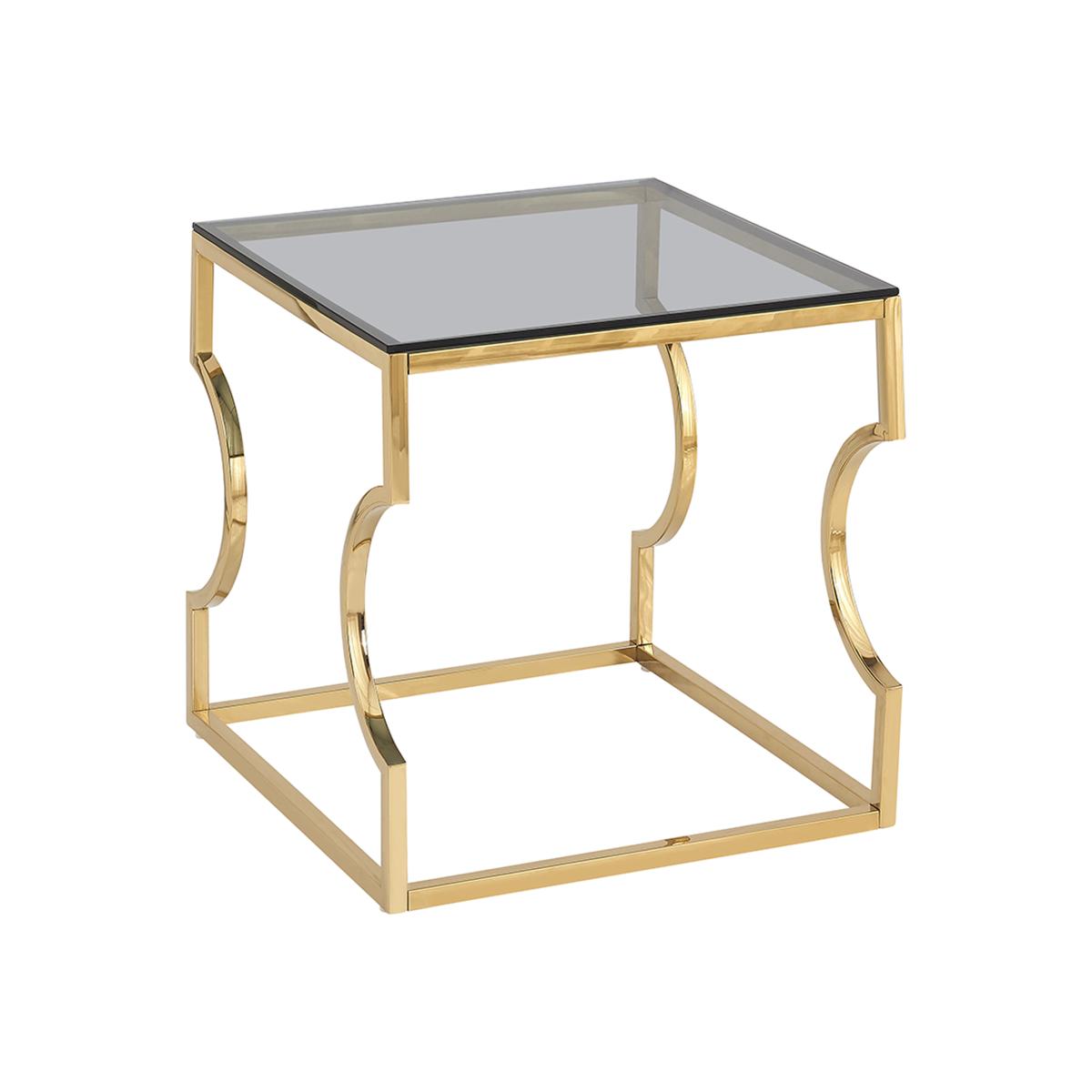 Capri End Table Gold - Gold – image 1