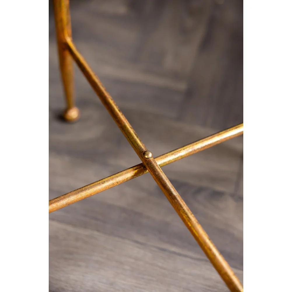 Lucky Clover Mirrored Side Table – image 5