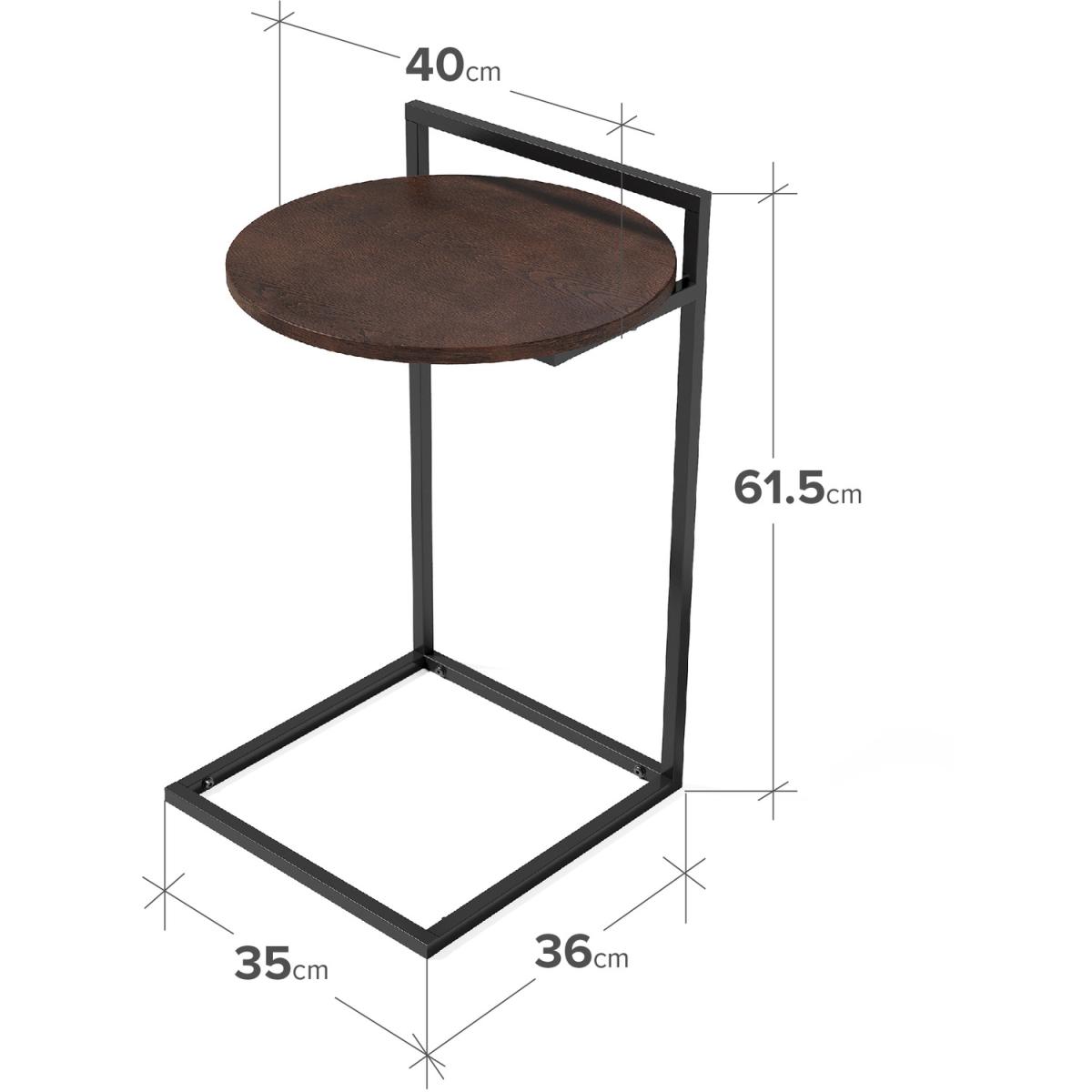Ongii Circle Side Table - Black – image 6