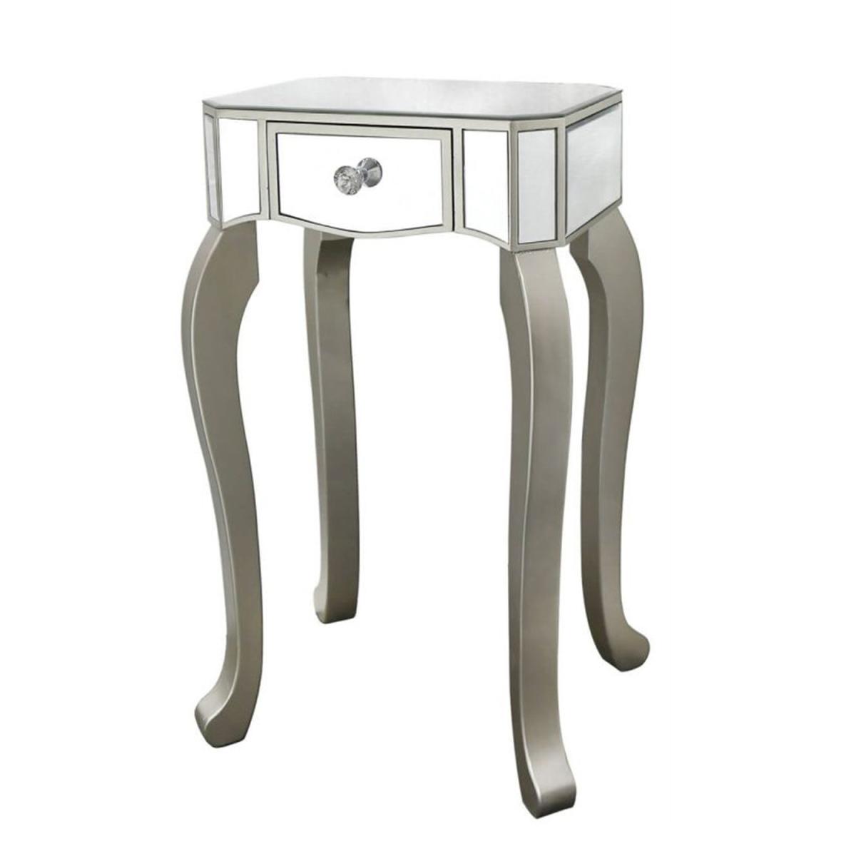Anne Mirrored Side Table - Champagne – image 3