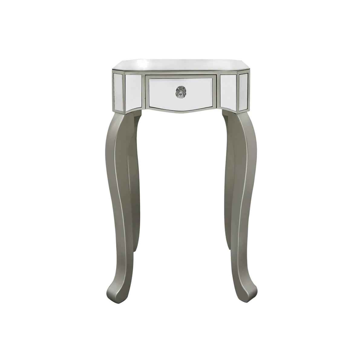 Anne Mirrored Side Table - Champagne – image 1