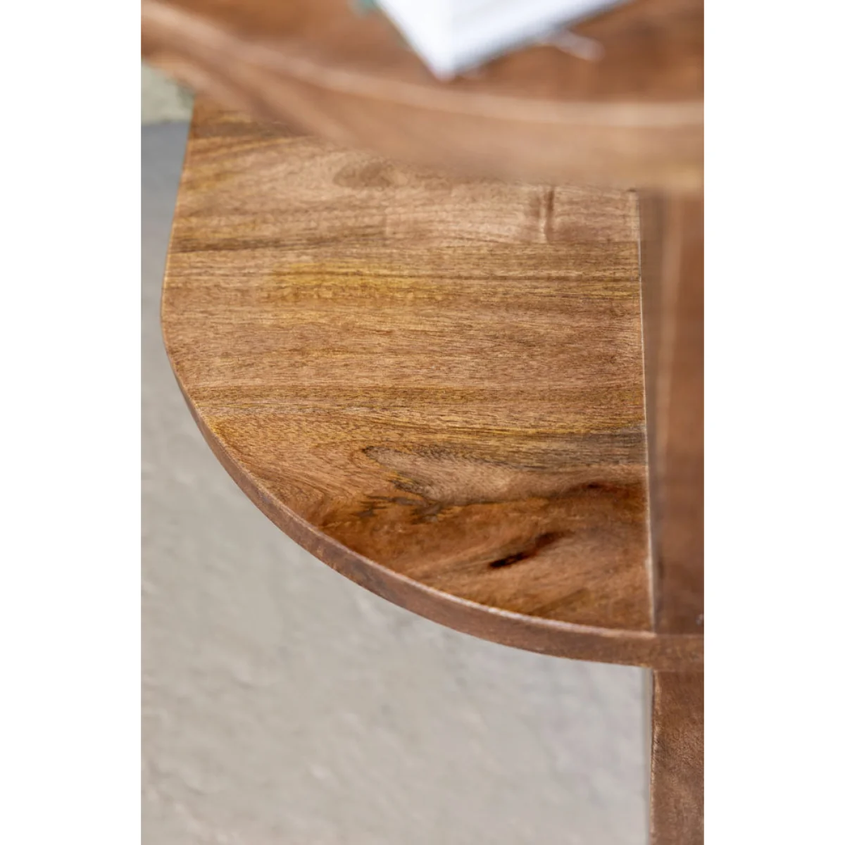 Dark Wood Shelf Side Table – image 4