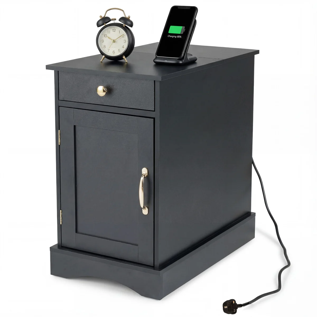 Wooden Sofa Side Table - Black – image 11