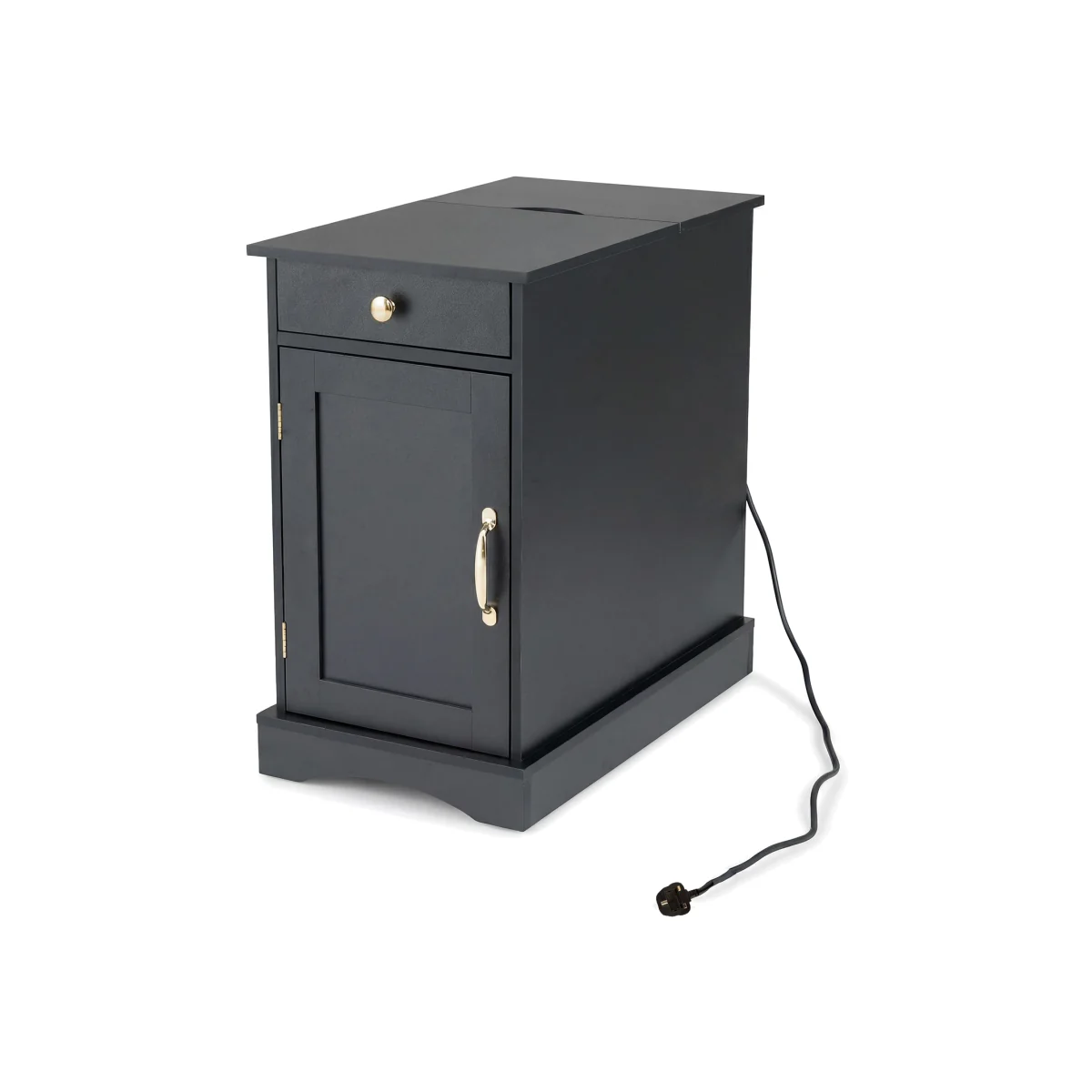 Wooden Sofa Side Table - Black – image 1