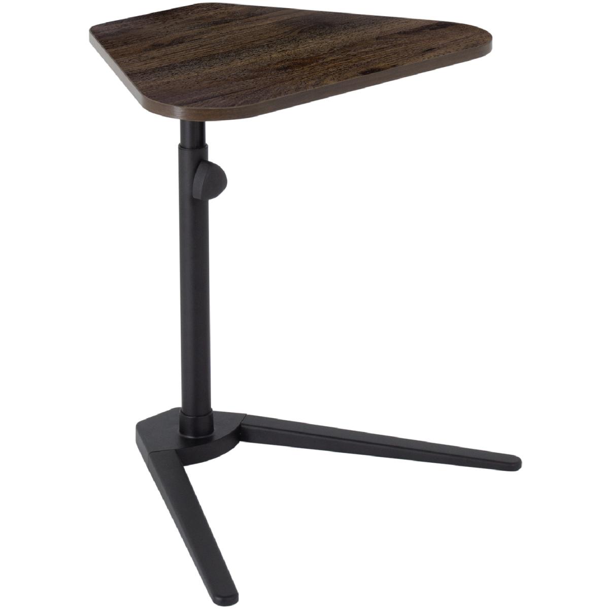 Height Adjustable Laptop Table S - Dark Wood – image 7