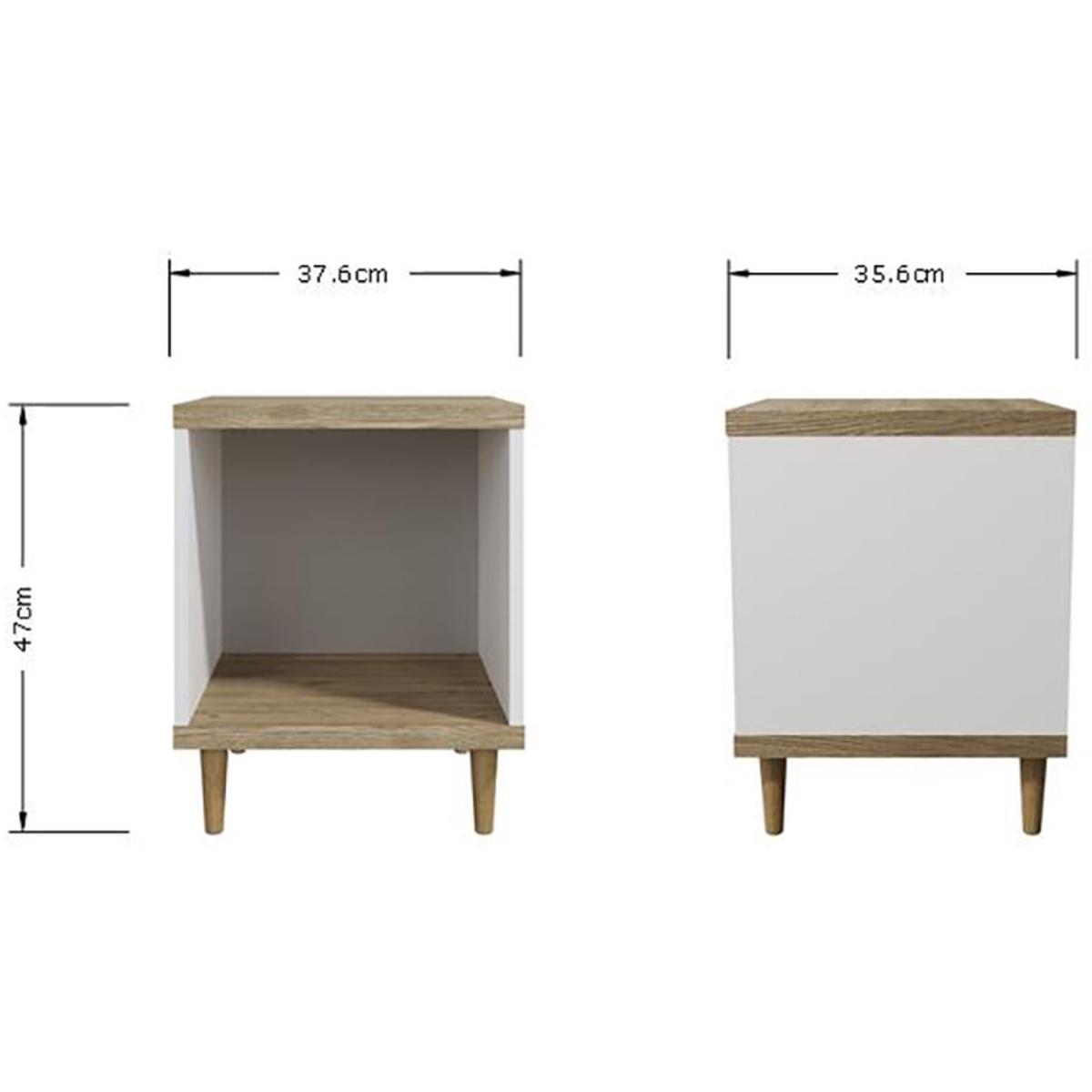 Presto Lamp Table - Quick Assembly - Vienna Oak - Vienna Oak – image 6