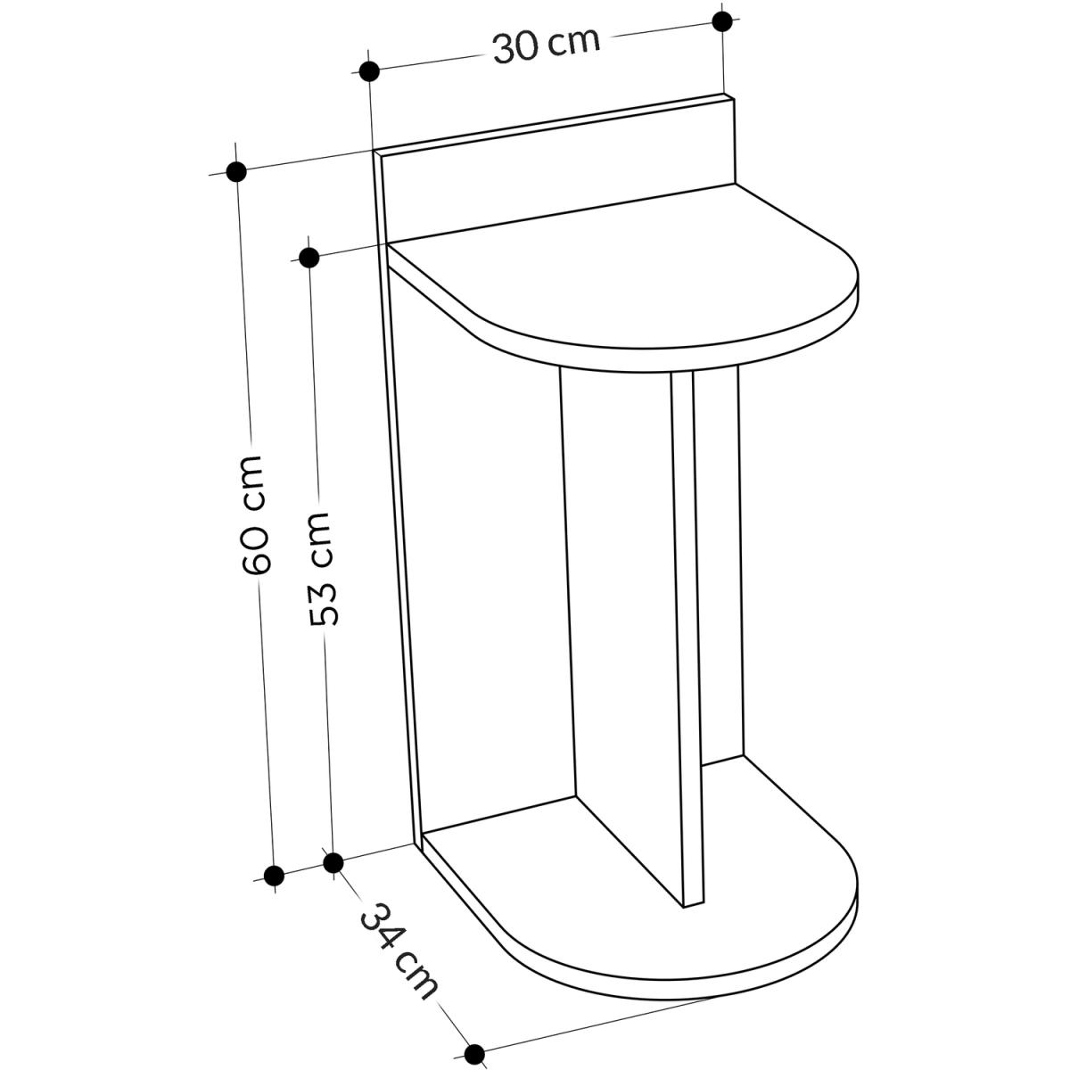 Dom Side Table - Grey – image 3