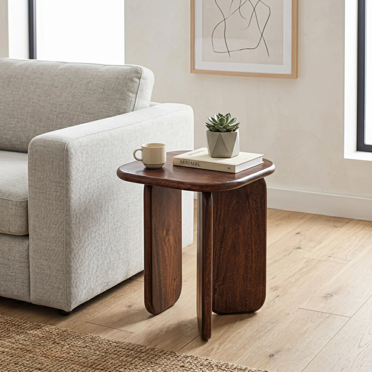 Chelsea Side Table - Brown – image 2