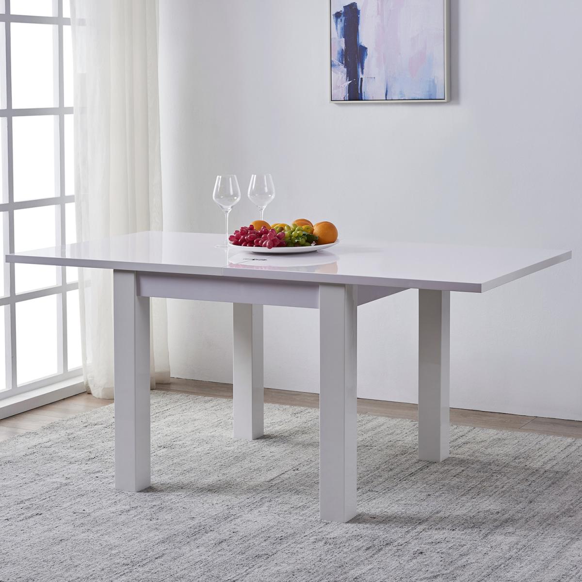 Arendelle Square Extending Table - White – image 6
