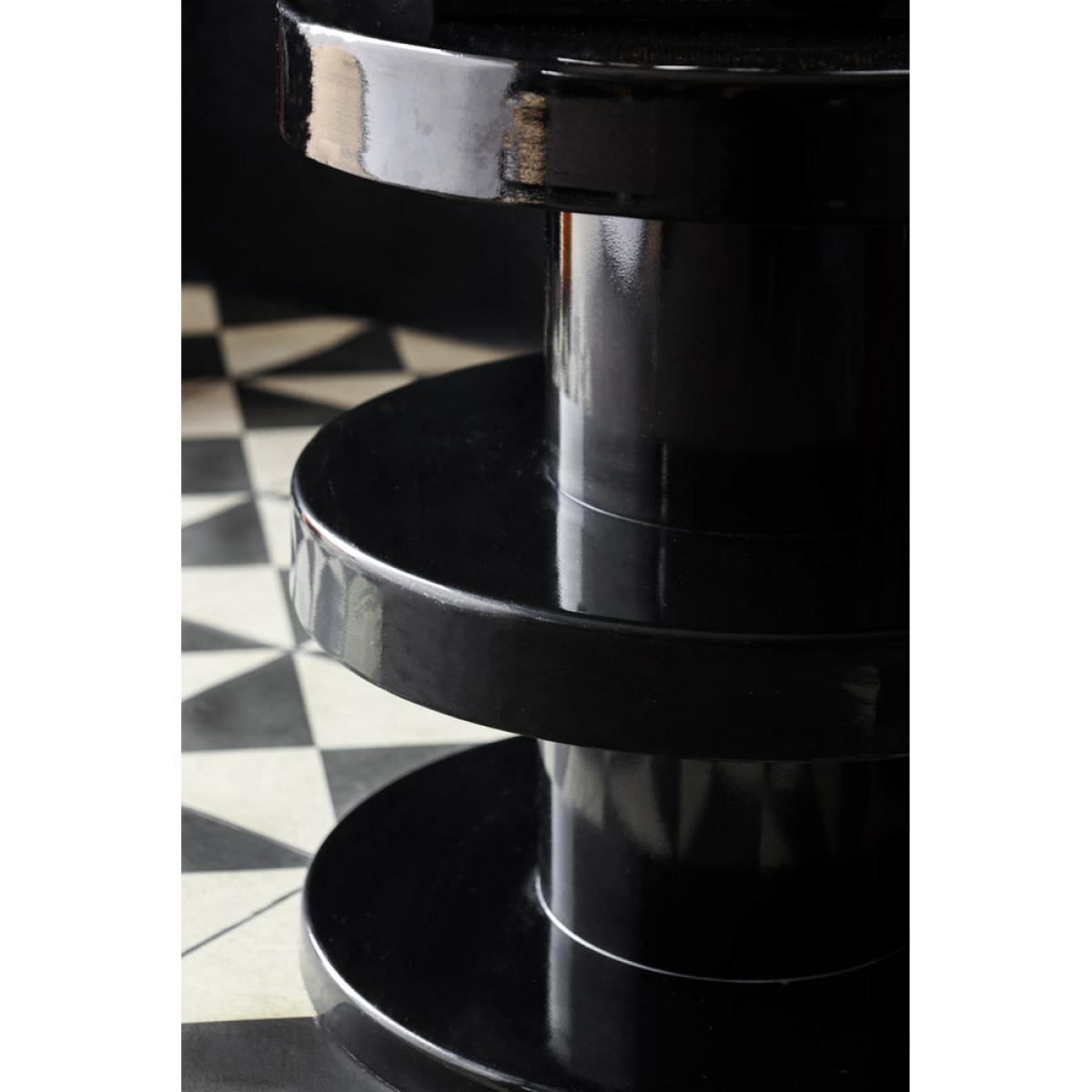 Glossy Black Side Table – image 5