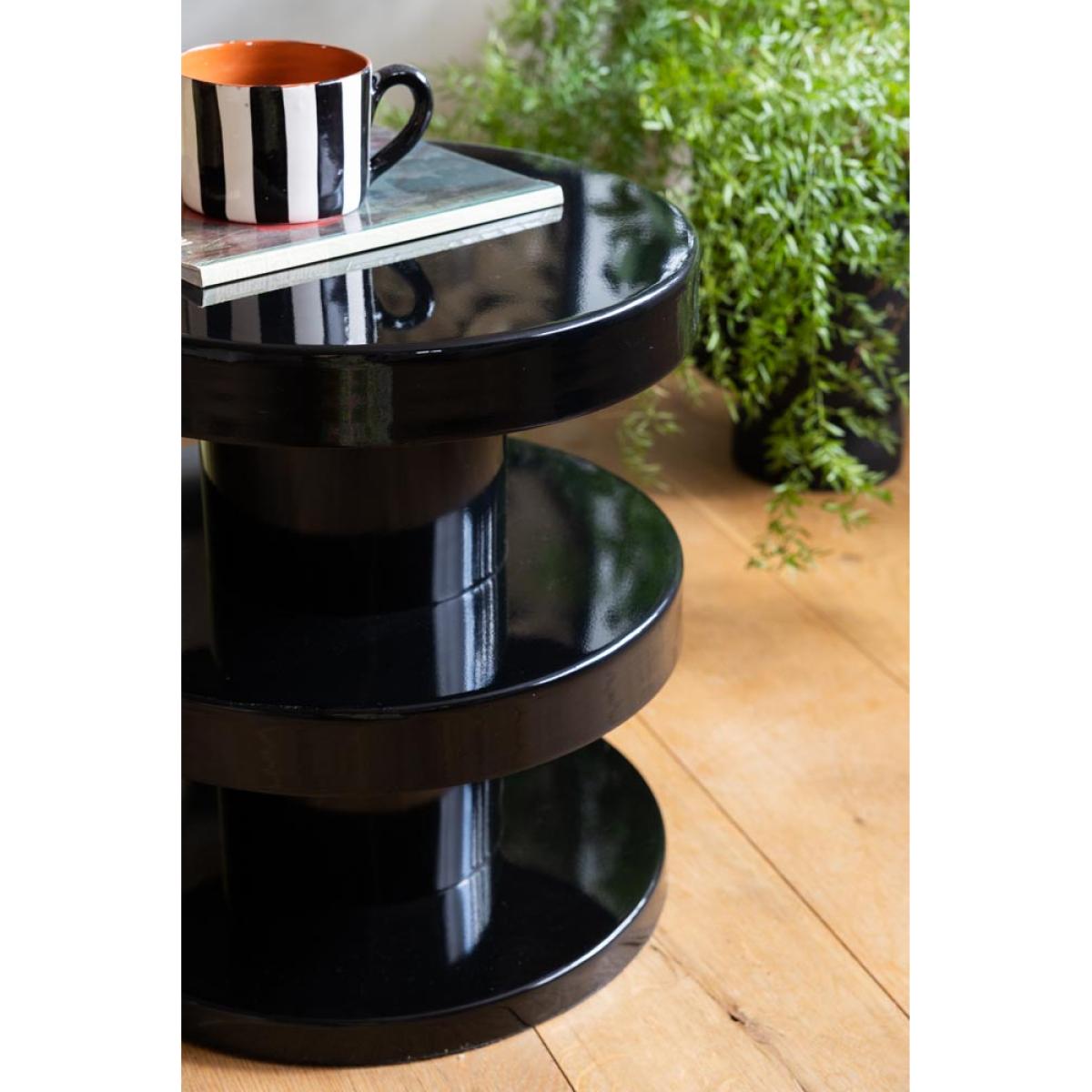 Glossy Black Side Table – image 6