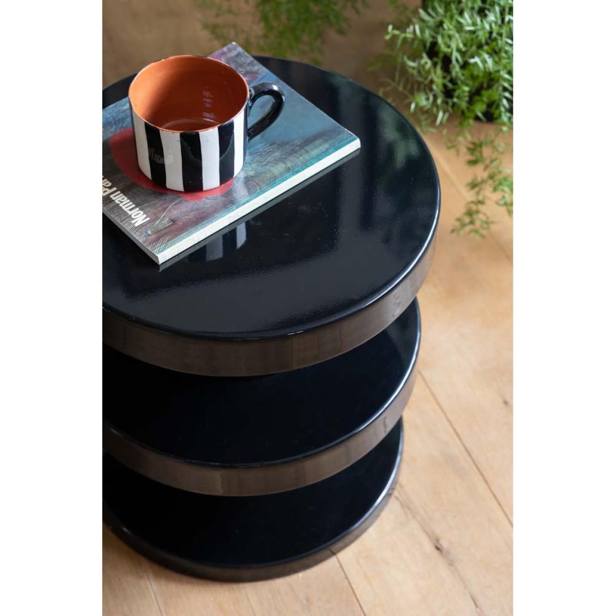 Glossy Black Side Table – image 7