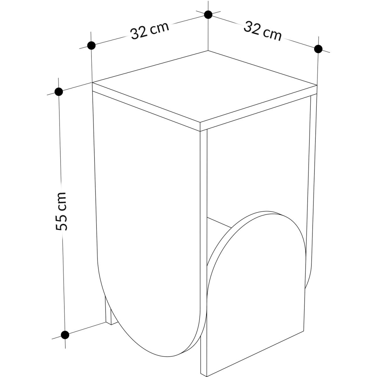Nun Side Table - White – image 3