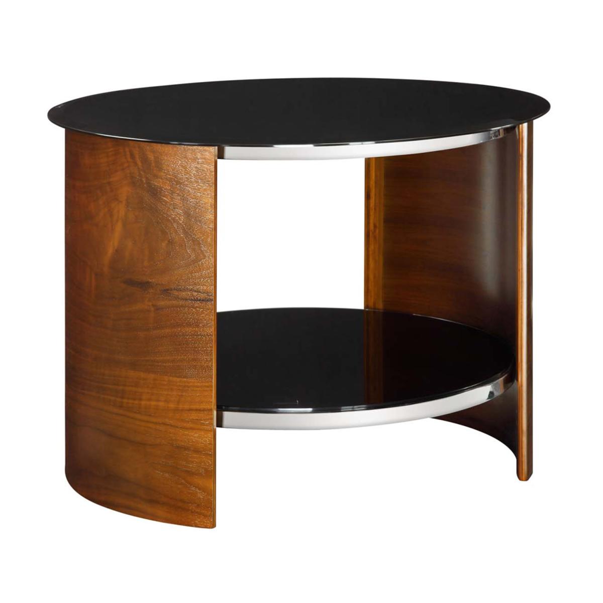 Circular Lamp Table - Walnut – image 3