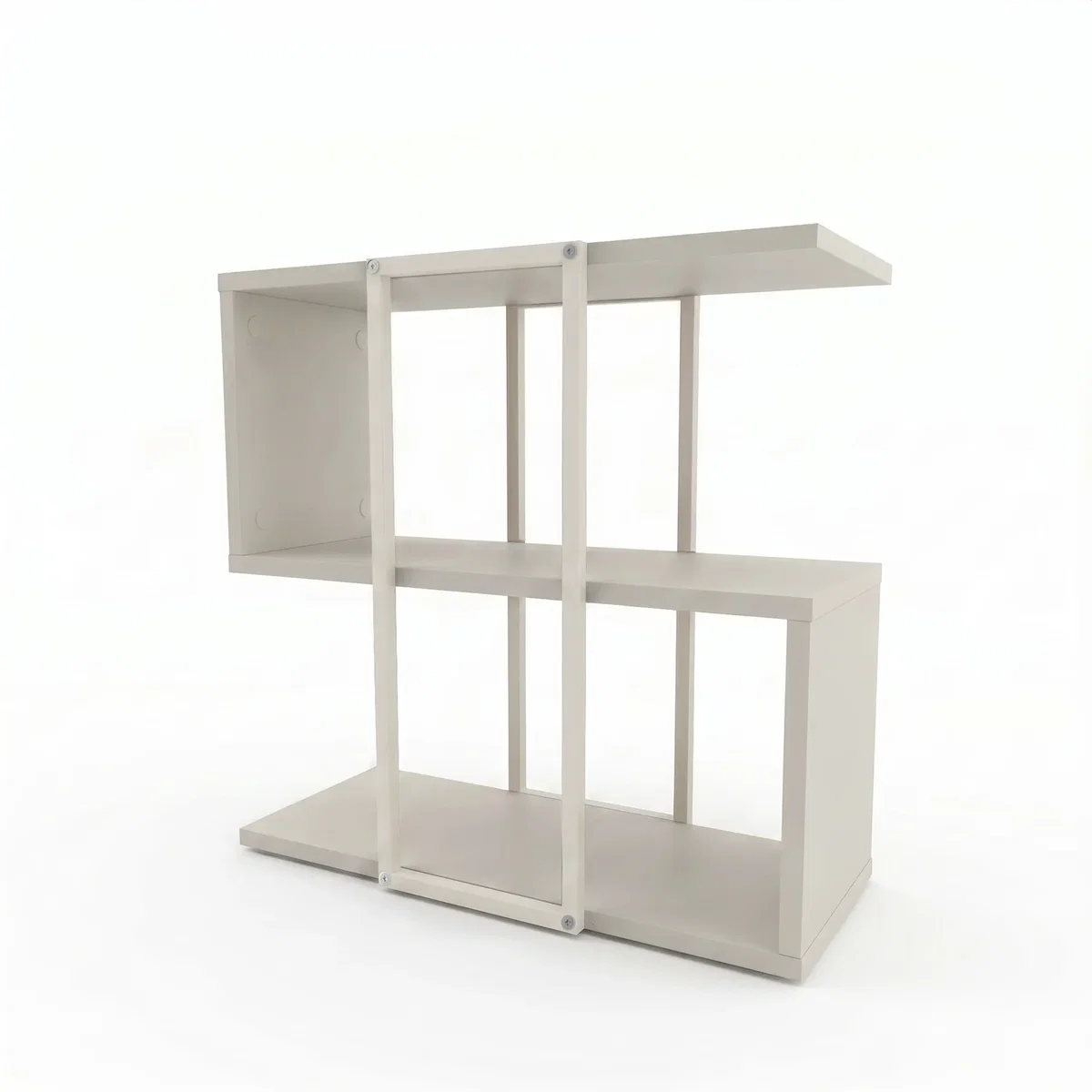 Decortie Homia Small Side Table with Metal Frame and Open Shelf - Sandstone – image 19