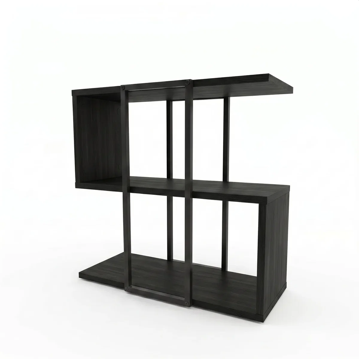 Decortie Homia Small Side Table with Metal Frame and Open Shelf - Sandstone – image 8
