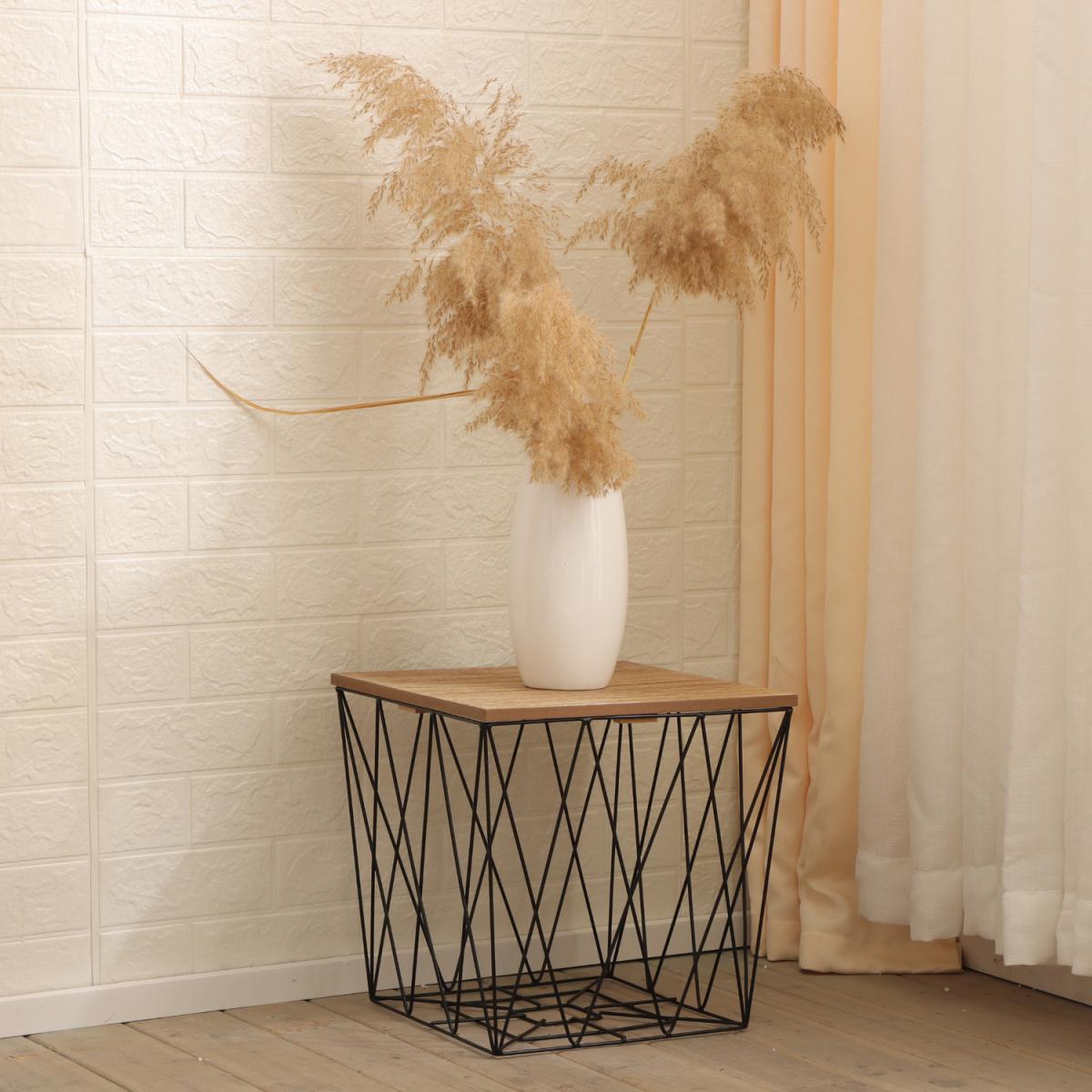 Cheadle Wire Side Lamp Table Storage Unit - Black – image 3