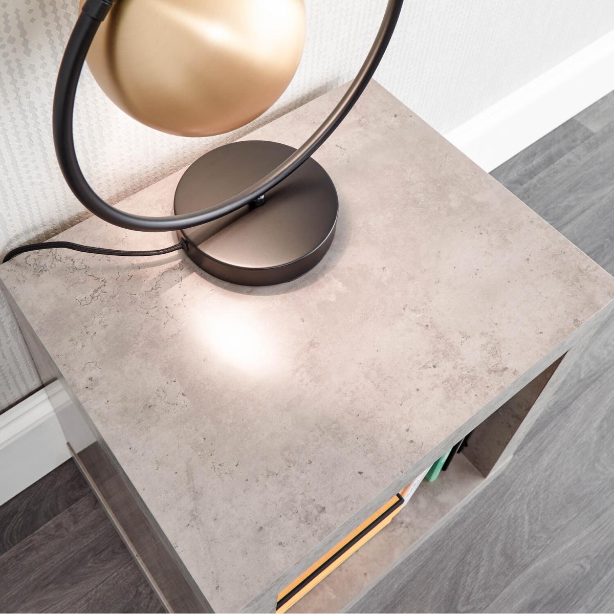 Bloc Cube Side Table - Concrete – image 2