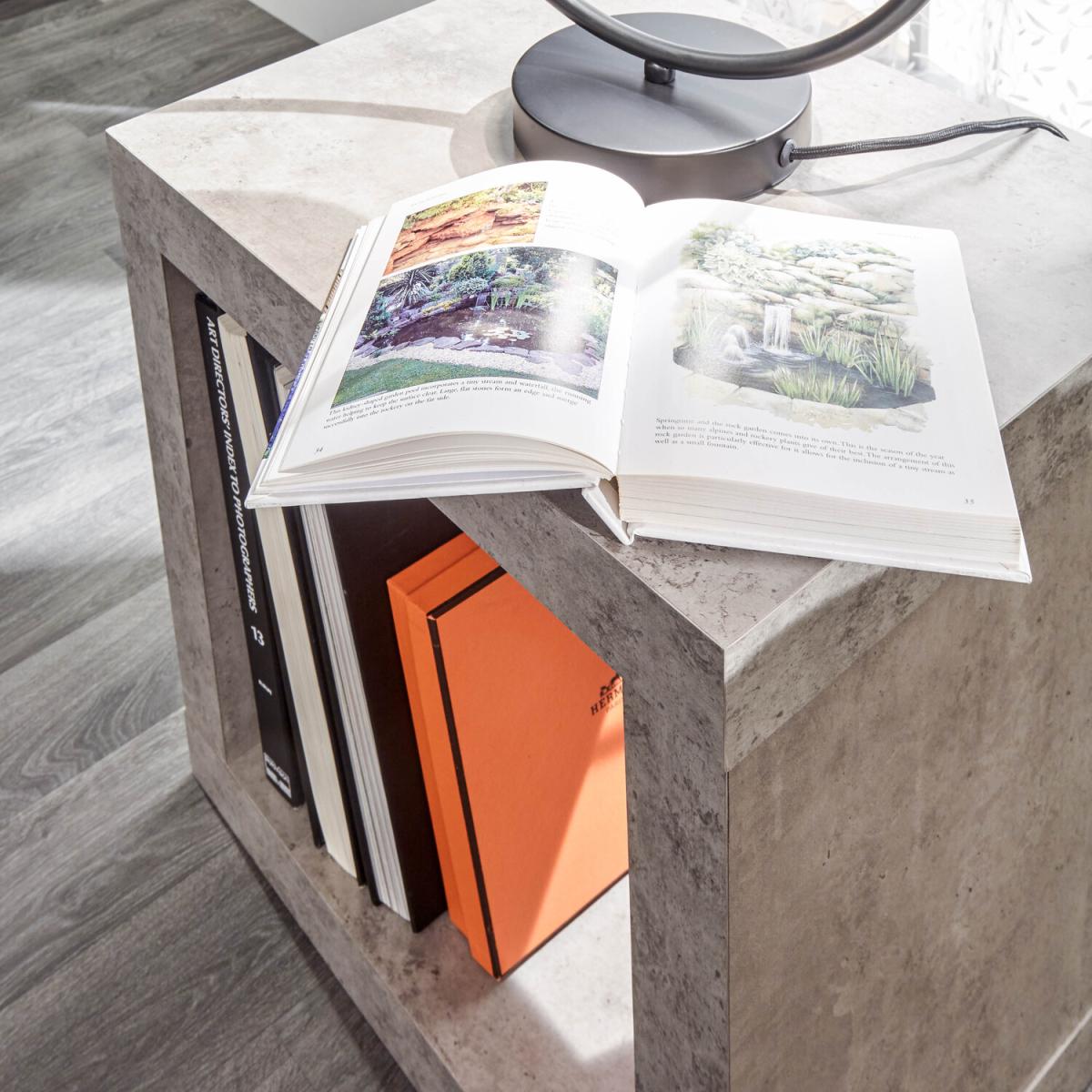 Bloc Cube Side Table - Concrete – image 3