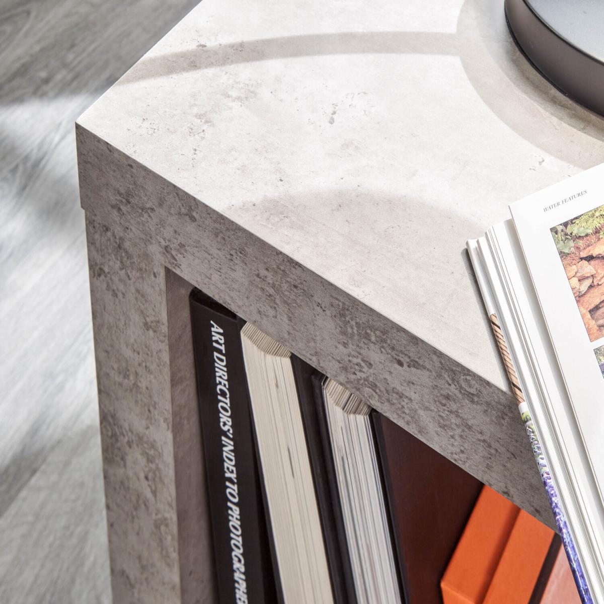 Bloc Cube Side Table - Concrete – image 4