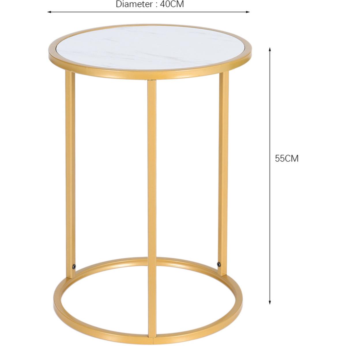 Golden Nesting Side Table - Gold / 3.99kg – image 4