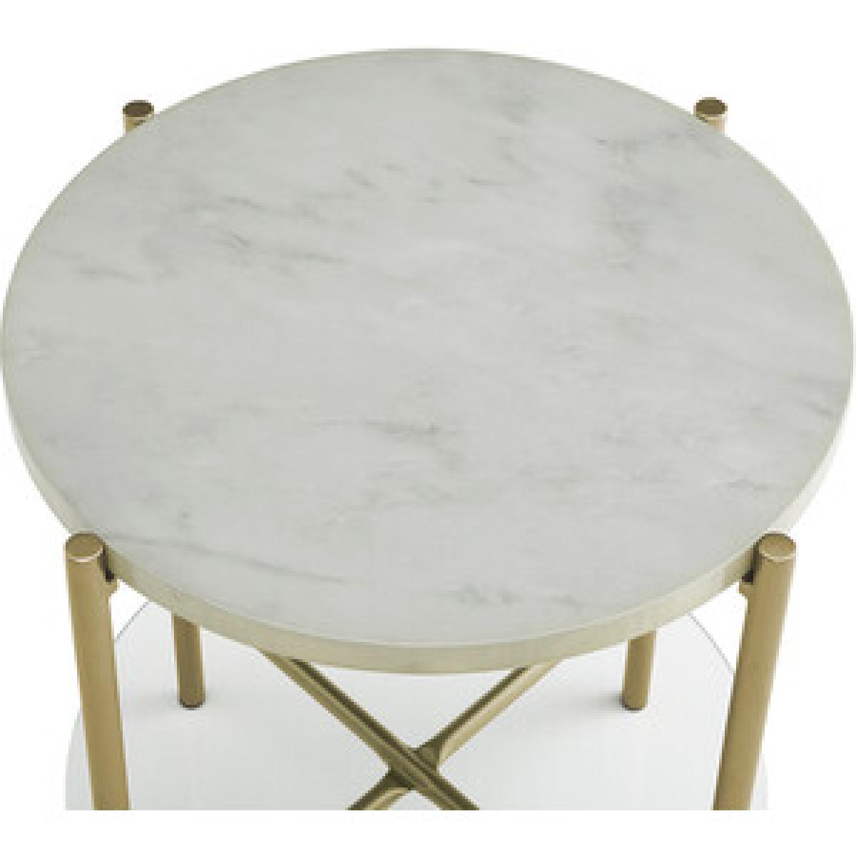 Tilda Round Side Table - Chrome – image 7