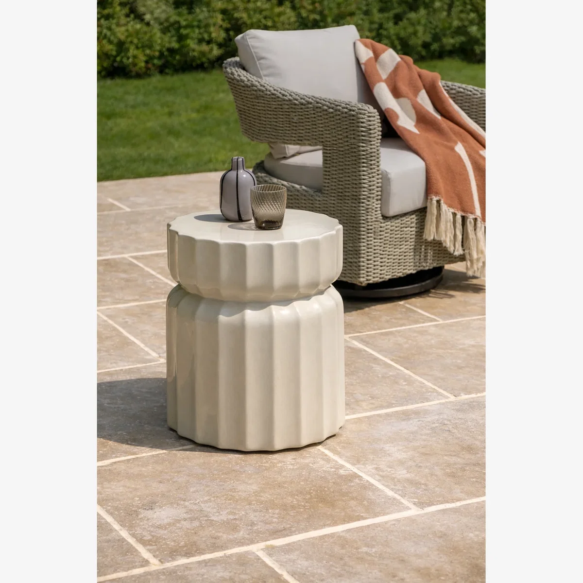 Lido Cream Side Table – image 1